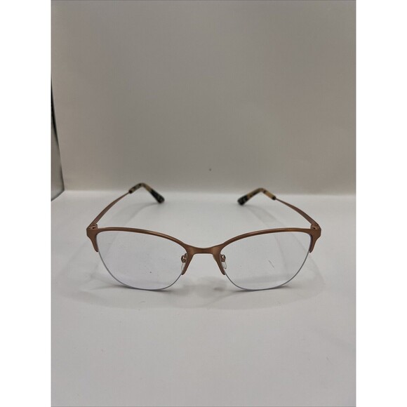 Amelia E Amaya Cat Eye Bronze Eyeglasses Frames 35-001720 51-17-140 - Picture 1 of 6